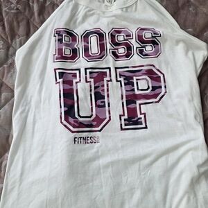 Fitness Tee Graphic Rocker Tank Top